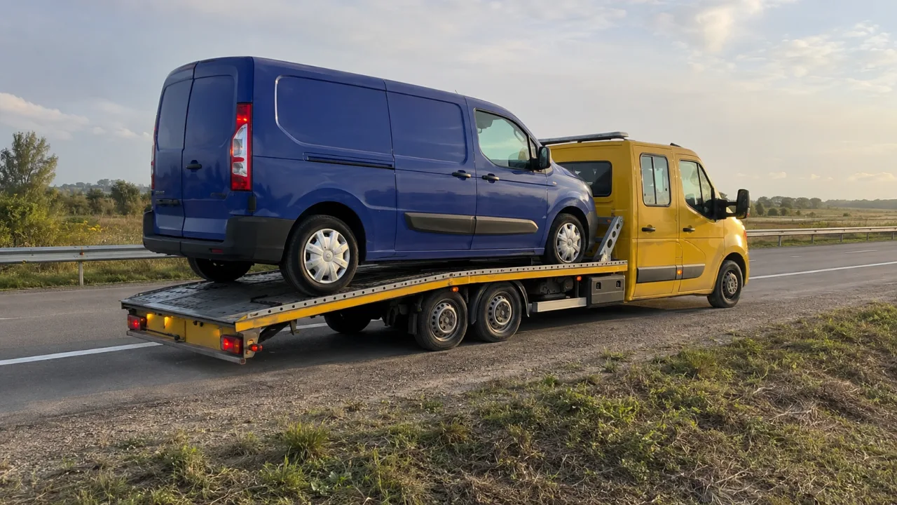 Pomoc drogowa przy trasie ekspresowej S61 w okolicy Ełku